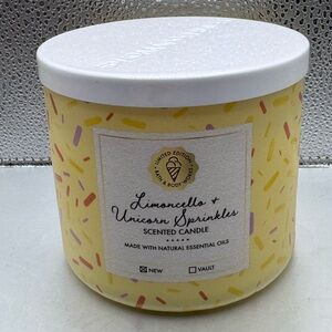 Bath & Body Works Limoncello + Unicorn Sprinkles 3 Wick Candle